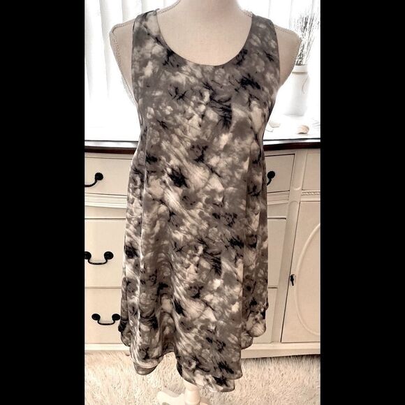 Leith White & Gray Marble Dress Small - Picture 3 of 8